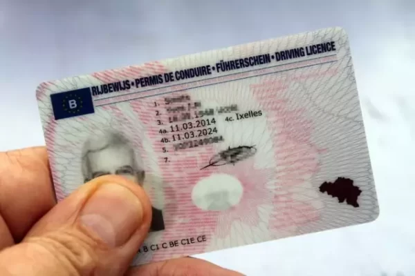 Belgium driver's licence