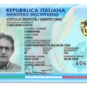 Italy ID card