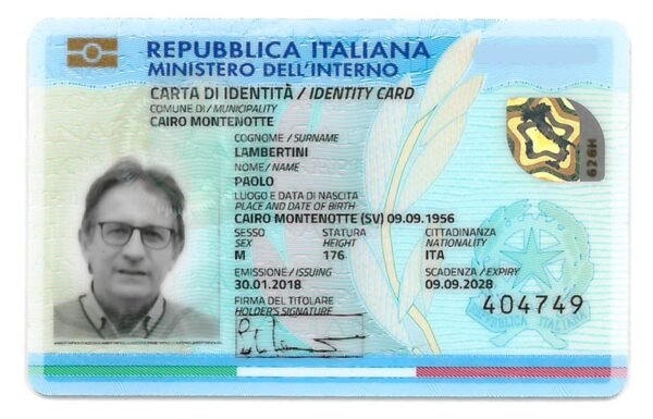 Italy ID card