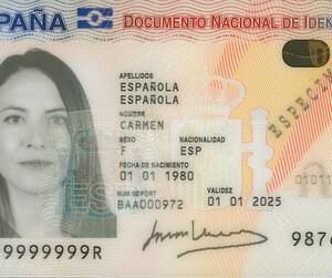 Spain ID card